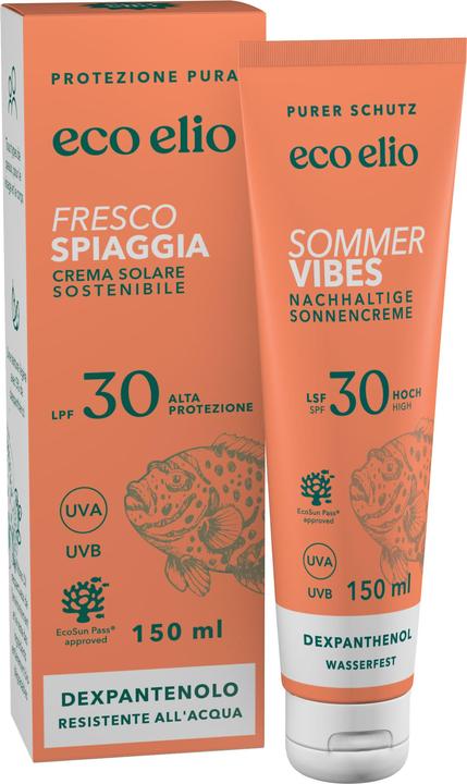 Image du produit Eco Elio Fraîcheur d'été (Crème solaire, SPF 30, 150 ml, 164 g)
