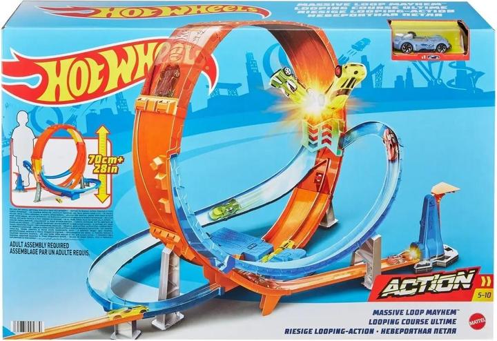 Actual product image Mattel Giant Looping Crash Trackset