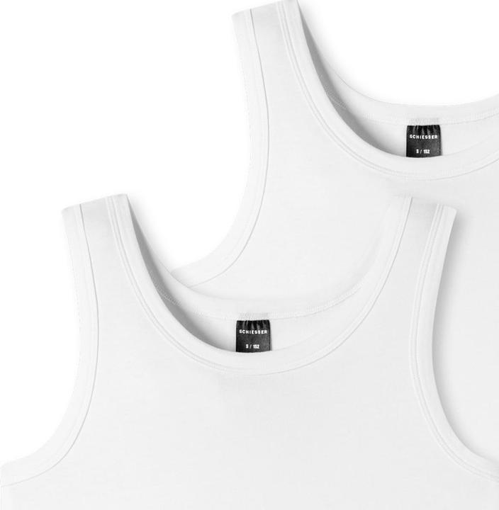 Produktbild Schiesser 6er Pack Teens Boys - 95/5 Organic Cotton Unterhemd (164)