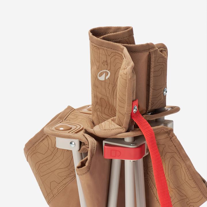 Actual product image Quechua Campingstuhl niedrig 100 kompakt braun