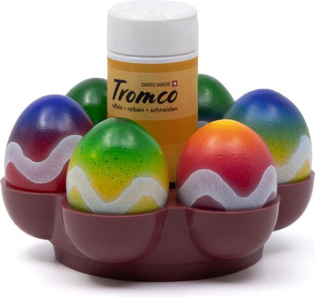Actual product image Tromco Egg cup / egg holder for 6 eggs with spice shaker holder (1 x)