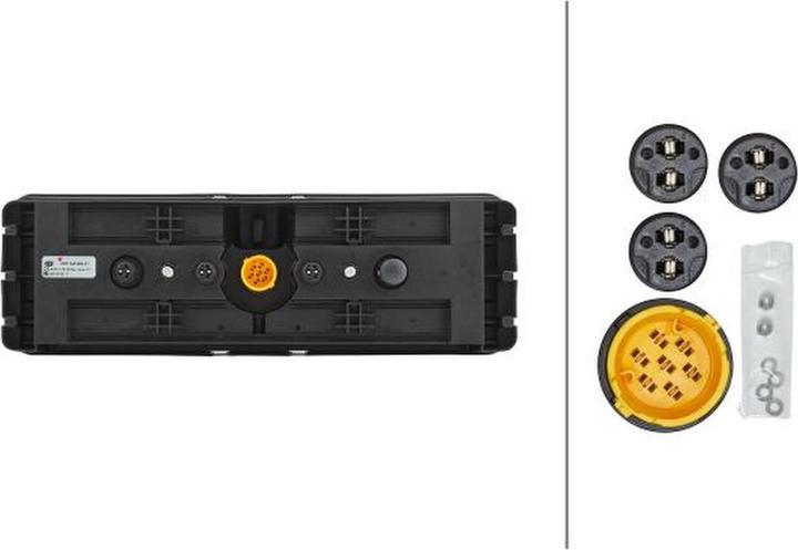 Image du produit Hella Feu arrière gauche LED pour remorque pour DAF SCANIA KRONE REISCH