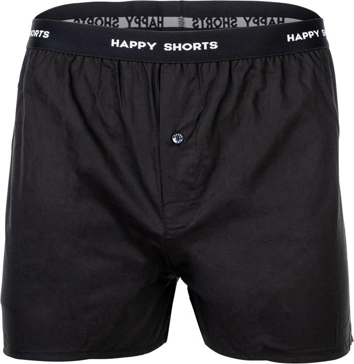 Actual product image Happy shorts Woven Boxer Shorts Casual Comfort Fit (S, pack of 3)