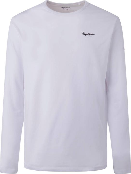 Pepe Jeans Original Basic T-Shirt Long Sleeve White