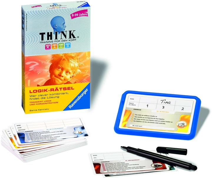 Produktbild Ravensburger Think Kids Logik-Rätsel (Deutsch)