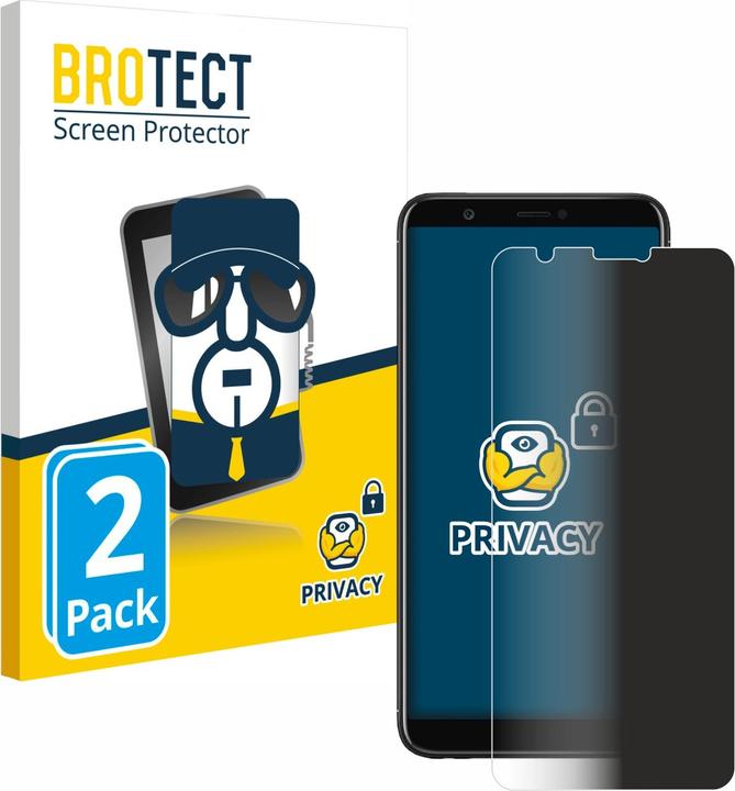 Actual product image BROTECT Anti-spy privacy film Blue light protection film (2 Piece, Huawei P Smart (2018))