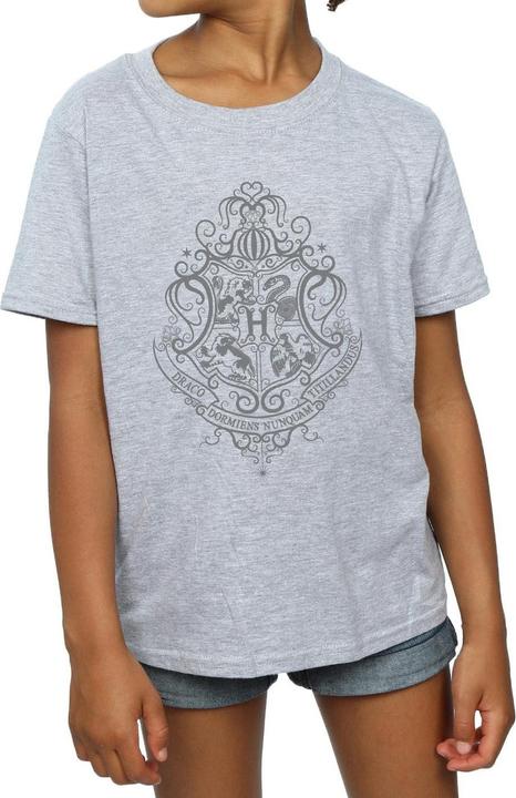 Immagine prodotto Hogwarts Draco Dormiens Crest Maglietta Ragazze (116)