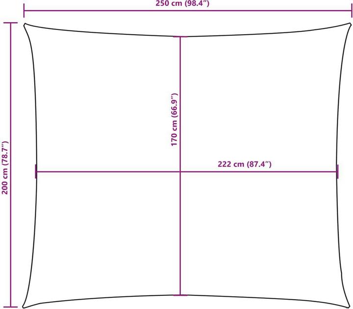 Actual product image VidaXL Nezhatok (200 x 250 cm)