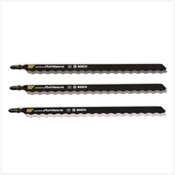 Image du produit Bosch Professional Zubehör Lame de scie sauteuse PRO Fibre Insulation precise T1013AWP, 250 mm, 3 pcs.