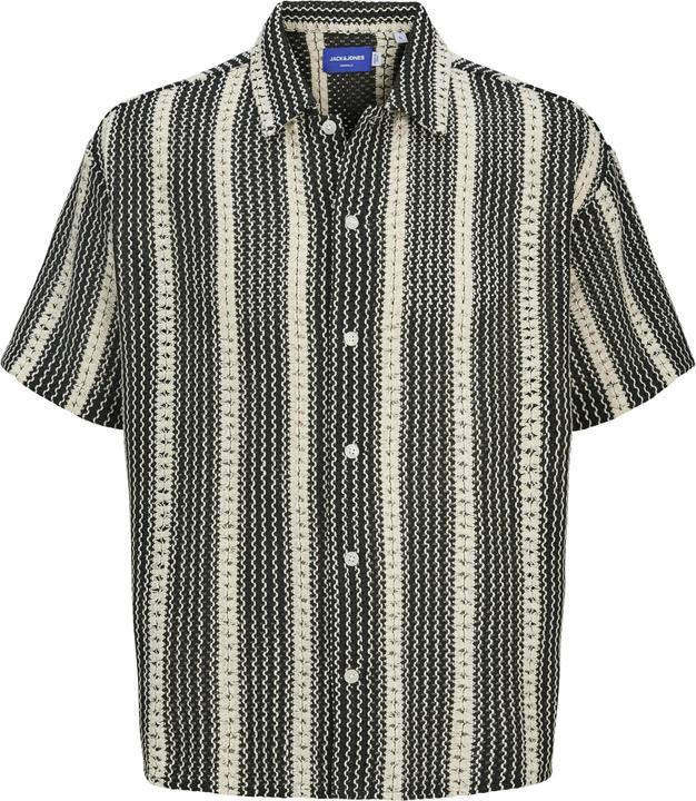 Actual product image Jack & Jones Jorbellagio Crochet Shirt Ss (XS)