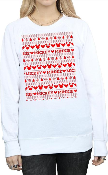 Image du produit Disney - Sweat MICKEY AND MINNIE CHRISTMAS FAIR ISLE - Femme (XXL)