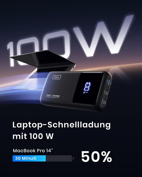 Produktbild INIU BI-B63 (25000 mAh, 65 W, 65 Wh)