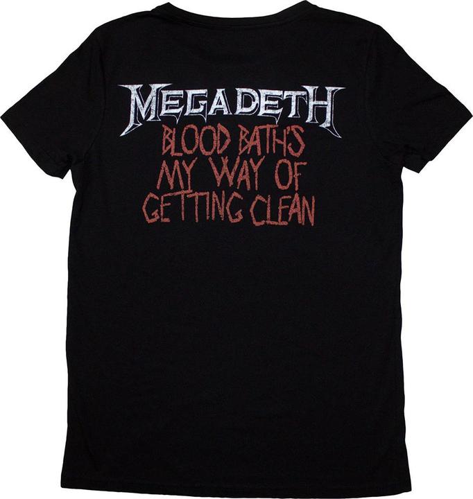 Immagine prodotto Megadeth Black Friday Maglietta Stampa posteriore Donna (L)