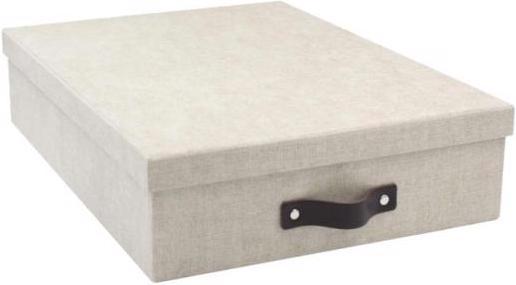 Box Lino copertura Oskar Lino natura (26 x 35 x 8,5 cm)