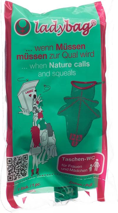Produktbild Ladybag Taschen-WC für Frauen (1000 ml, Intimwaschlotion)