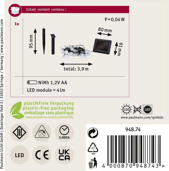 Actual product image Paulmann Soala (3.90 m)