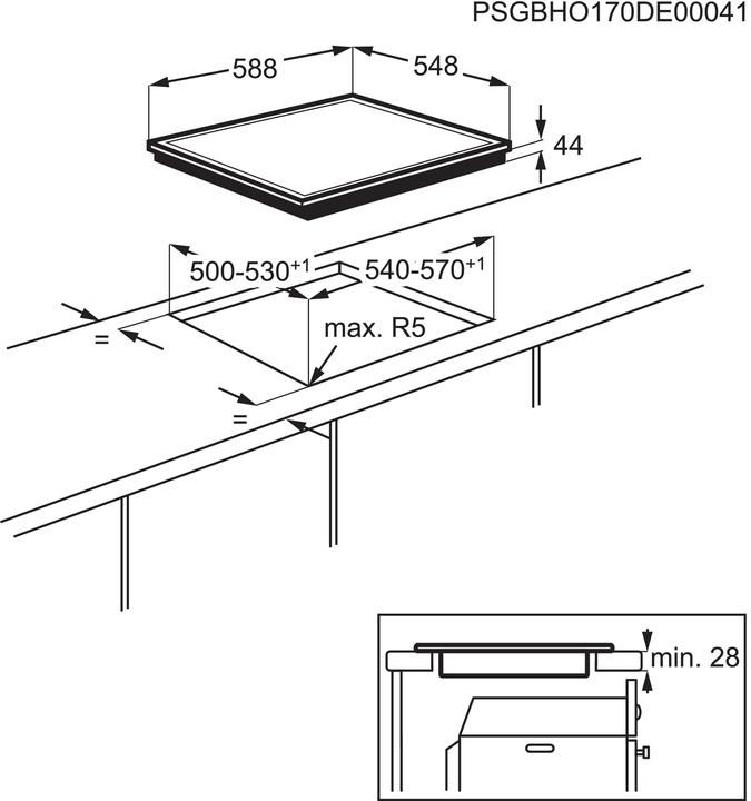 Actual product image Electrolux Gk56pplrcn