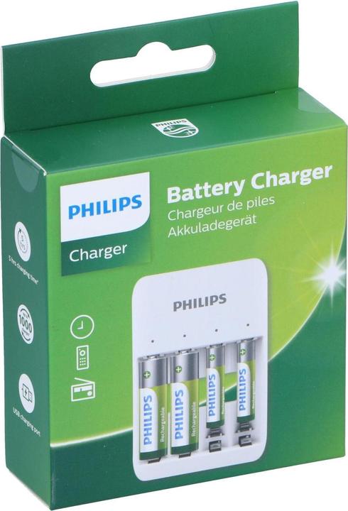 Immagine prodotto Philips SCB4013NB (1 pz., AAA, AA, 1300 mAh, Batteria + Caricabatterie)