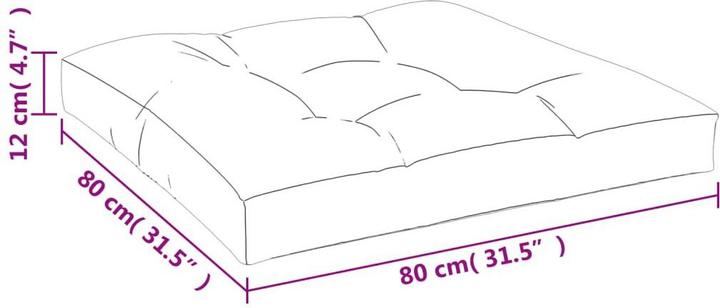 Produktbild VidaXL 10-tlg. Garten-Lounge-Set mit Kissen (80 x 80 cm)
