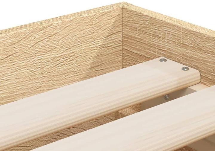 Actual product image VidaXL Bed frame with drawers (75 x 190 cm)