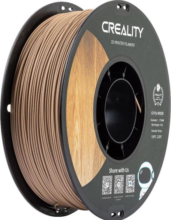 Actual product image Creality Wood Filament (PLA, 1.75 mm, 1000 g, White)