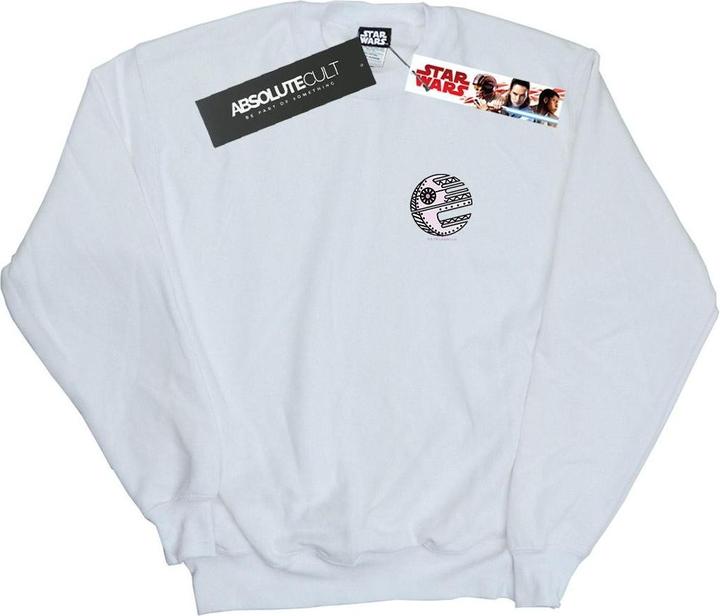 Actual product image Star Wars Mens Death Star Chest Print Sweatshirt (L)
