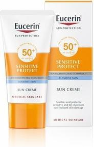 Produktbild Eucerin Highly protective sunscreen Sensitiv e Protect SPF 50+ 50 ml (Sonnencreme, SPF 50+, 50 ml)