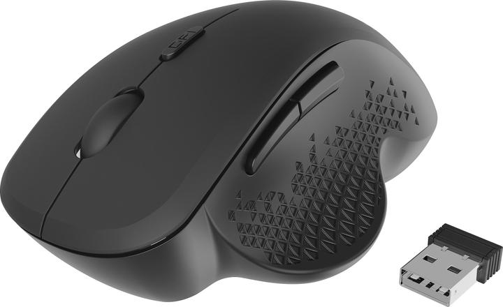 Actual product image Gembird MUSW-6B-02 6-button optical wireless mouse black (Wireless)