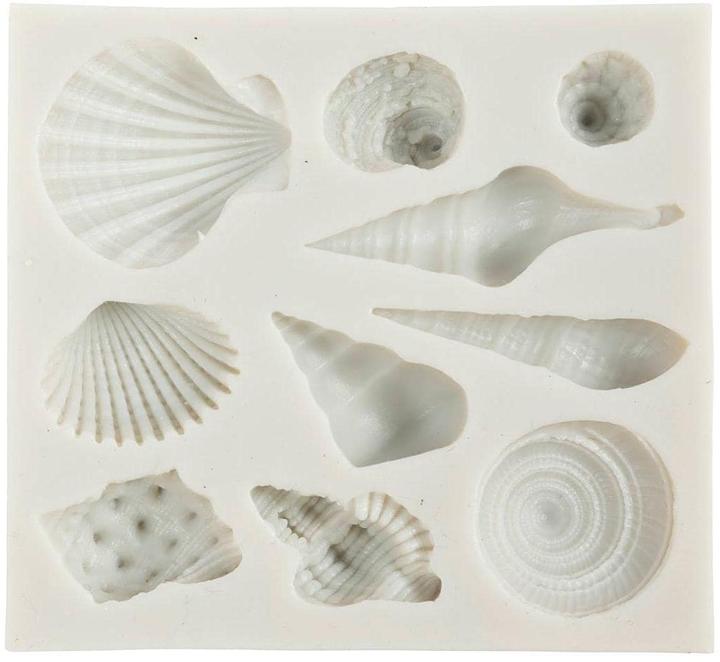 Produktbild Creativ Company Versiegelung Giessformen Silikon Muscheln, 10 Motive