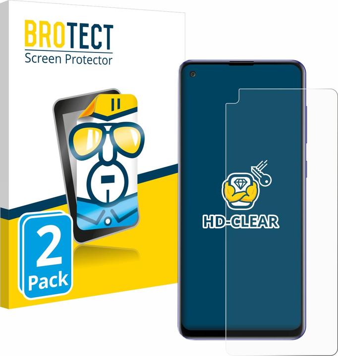 Actual product image BROTECT Screen Protector Clear (2 Piece, Samsung Galaxy A21s)