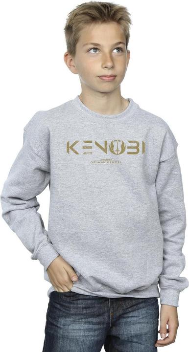 Immagine prodotto Star Wars Felpa con logo ObiWan Kenobi da ragazzo (104)