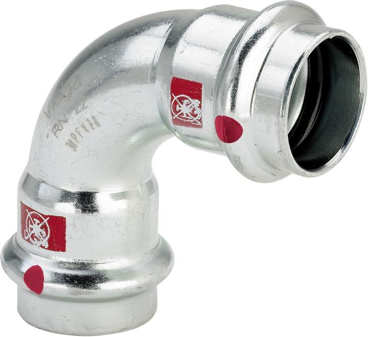 Actual product image Viega 1116 Bend Preabo 90o 1116 Diameter 54mm Steel