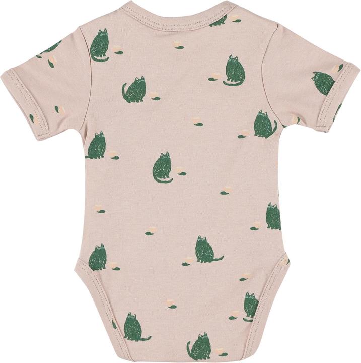 Image du produit Trixie Baby Body à langer bébé en coton bio, manches courtes, Cuddly Cat (62)