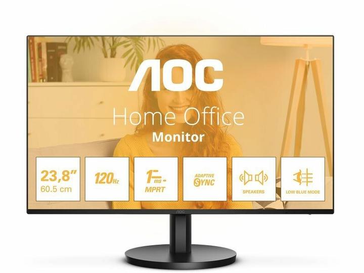 Produktbild AOC 60,5cm (23,8") 24B3QA2 16:09 HDMI+DP+D-Sub speaker (1920 x 1080 Pixel, 23.80")