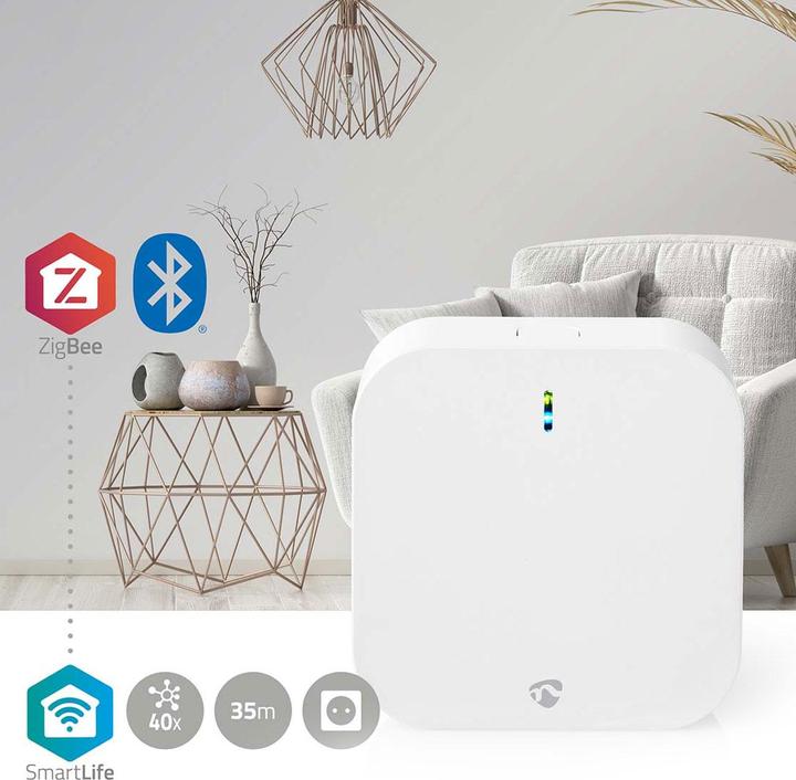 Image du produit Nedis 2er-Set Smartes Heizkörperthermostat inkl. Zigbee-Gateway