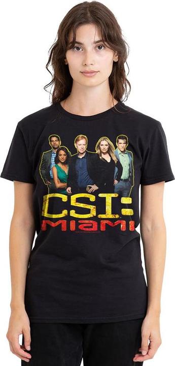 Actual product image CSI: Miami Unisex Adult Cast T-Shirt (L)