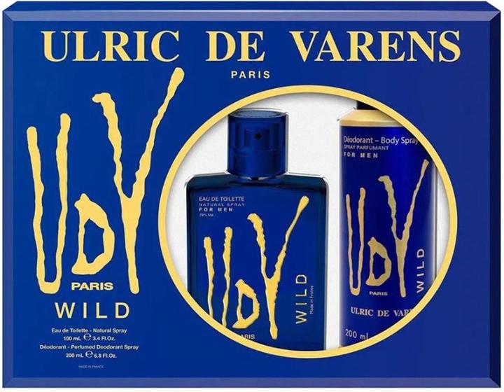 Ulric De Varens U.D.V. WILD MEN EDT SPRAY 100 ML SETS (Spray, 100 ml)