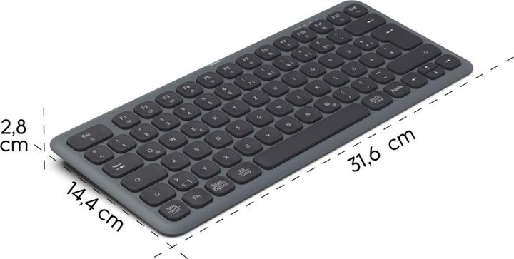Immagine prodotto Hama Tastiera multi-dispositivo WK-500 wireless u (DE, Senza fili)
