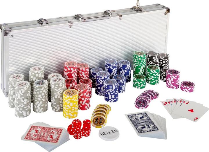 Produktbild Games Planet Pokerkoffer, 1000 Laserchips, Aluminium