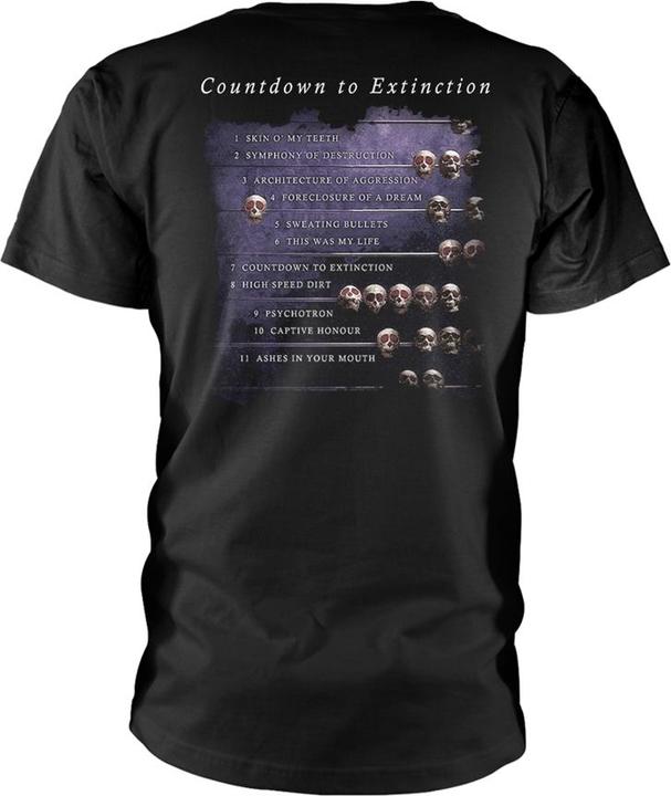 Produktbild Megadeth Countdown To Extinction TShirt (S)