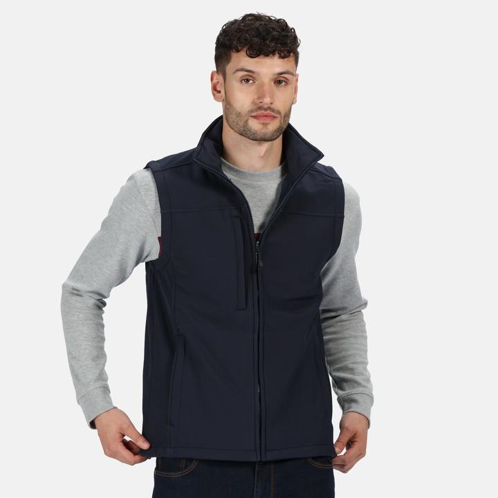 Actual product image Regatta Mens Flux softshell gilet water-repellent windproof (XS)