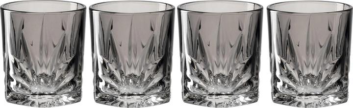 Leonardo Whisky glass Capri 330 ml, 4 pieces, Grey (3.30 dl, 4 x, Whisky glass)