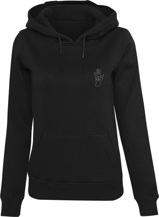 Immagine prodotto Merchcode LadiesPeace - Felpa con cappuccio nera Scribble Hand - 161483 (S)