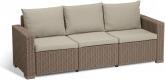Immagine prodotto Keter CALIFORNIA SOFA 3 SEATER con cuscini seduta-schienale