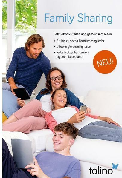 Produktbild tolino shine 4 (6", 16 GB, Blau, Schwarz)