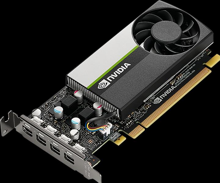 Actual product image PNY Quadro T1000 GDDR6 4xmDP LP (4 GB)