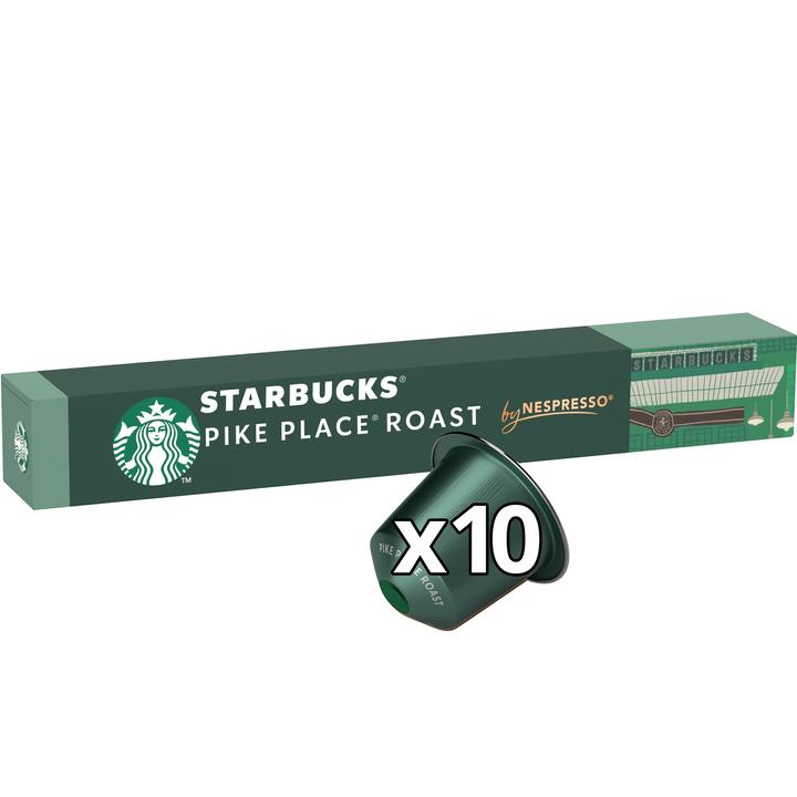 Starbucks Pike Place Roast by Nespresso Medium Roast (10 x Port.)