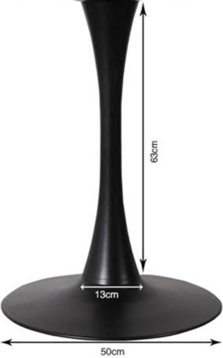 Kare Design Tischgestell Schickeria Schwarz Ø80cm