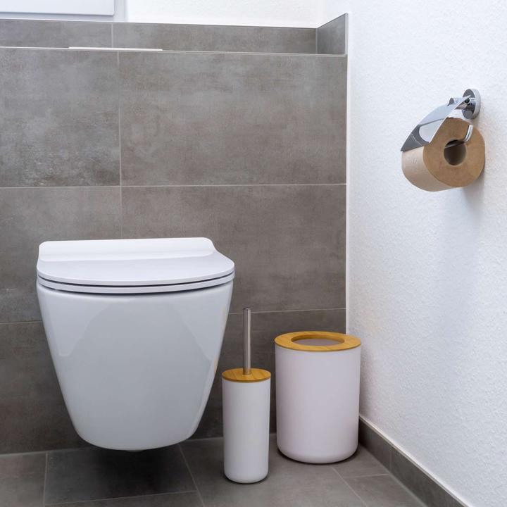 Image du produit Intirilife Badezimmer Zubehör Set inkl. Zahnputzbecher Seifenschale Seifenspender Toilettenbürste