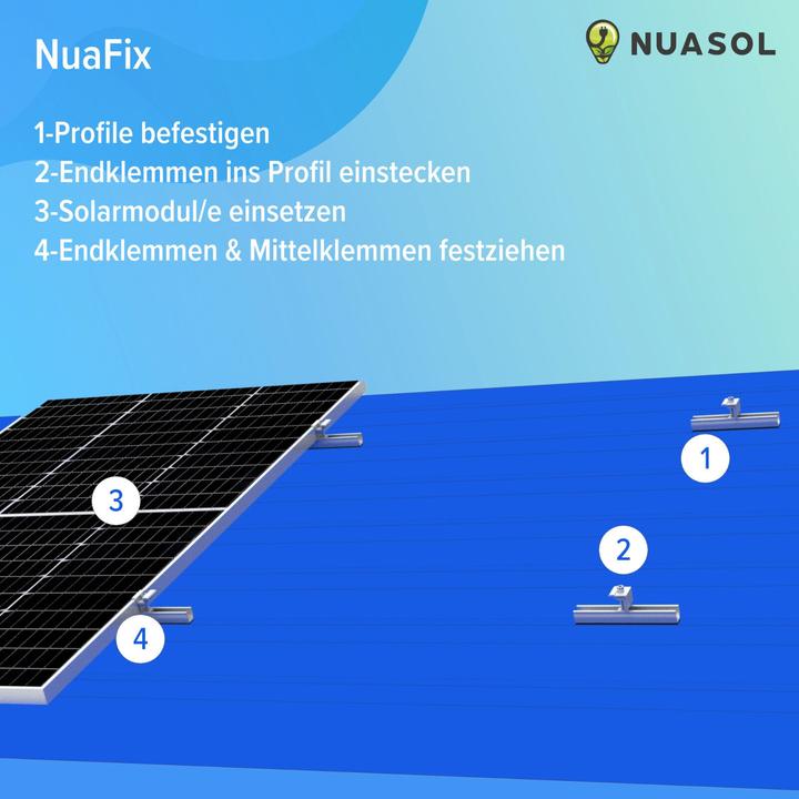 Actual product image Nuasol Solar panel bracket (Solar system mounting material)
